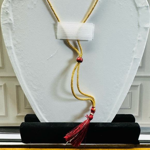 Faux Citrine Statement Necklace - SKU N - Picture 4 of 4